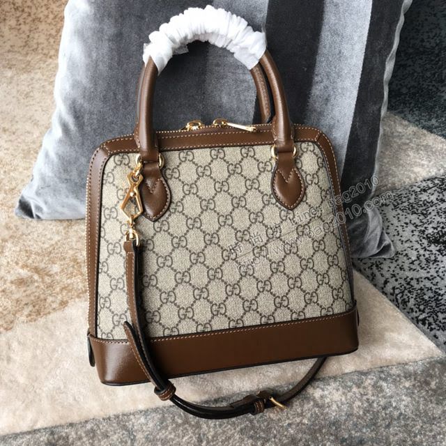 Gucci女包 古馳2020新款 Gucci手提肩背女包 621220pvc白皮  gdj1143